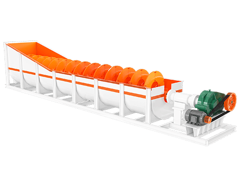 Спиральная пескомоечная машина